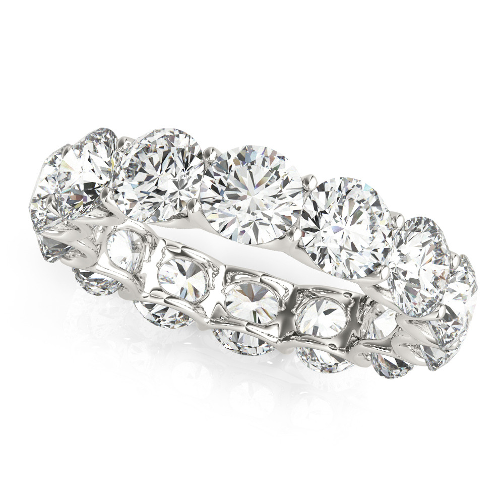 U-Prong Eternity Wedding Band