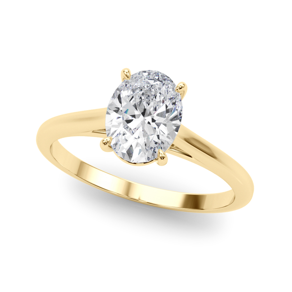 The Lauren Solitaire Engagement Ring, front view