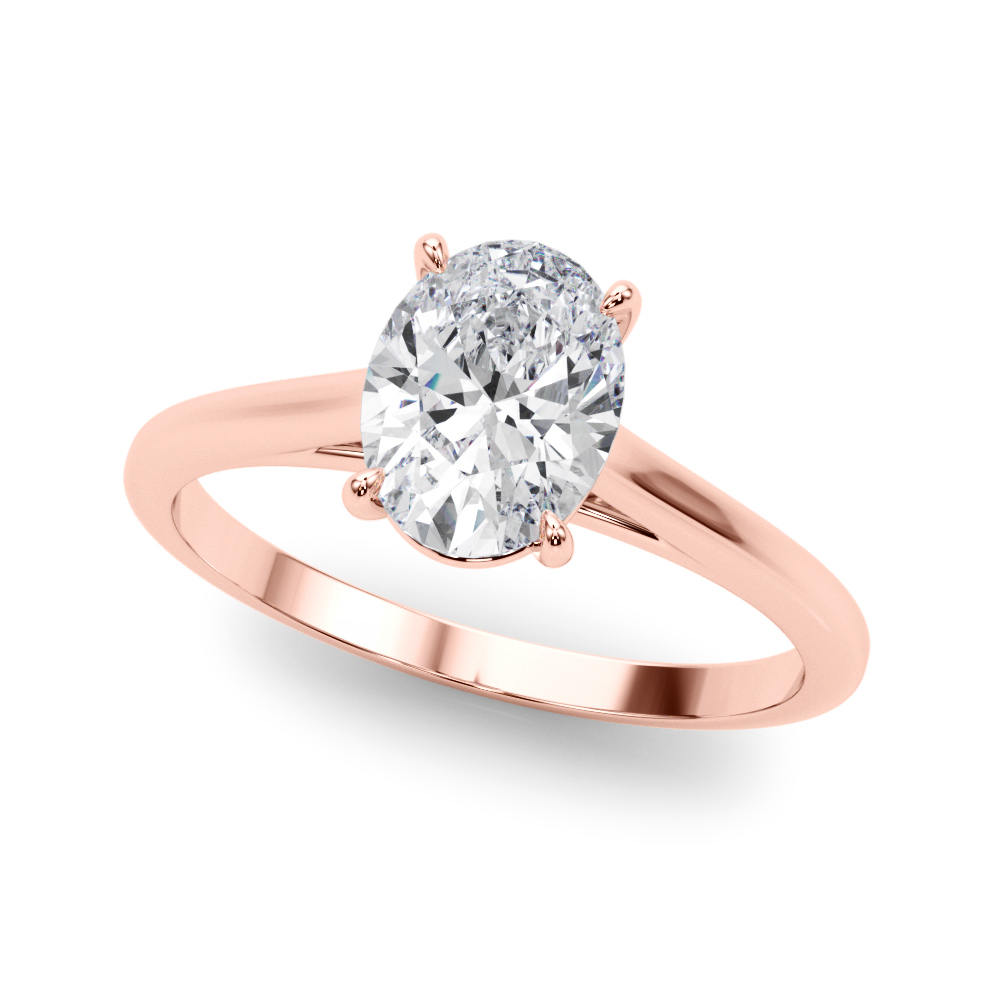 The Lauren Solitaire Engagement Ring, front view