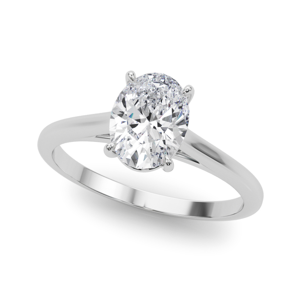 The Lauren Solitaire Engagement Ring, front view