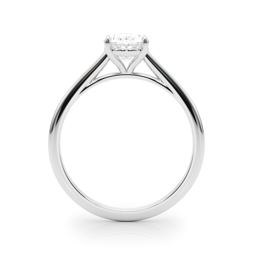 The Lauren Solitaire Engagement Ring, side view