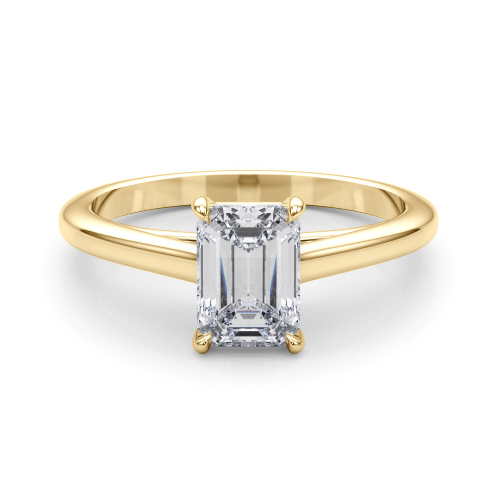 The Aurelia Solitaire Engagement Ring, set view
