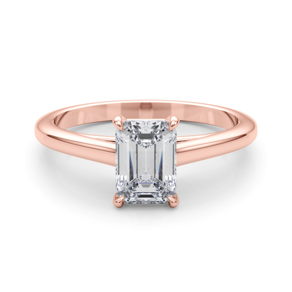 The Aurelia Solitaire Engagement Ring, set view