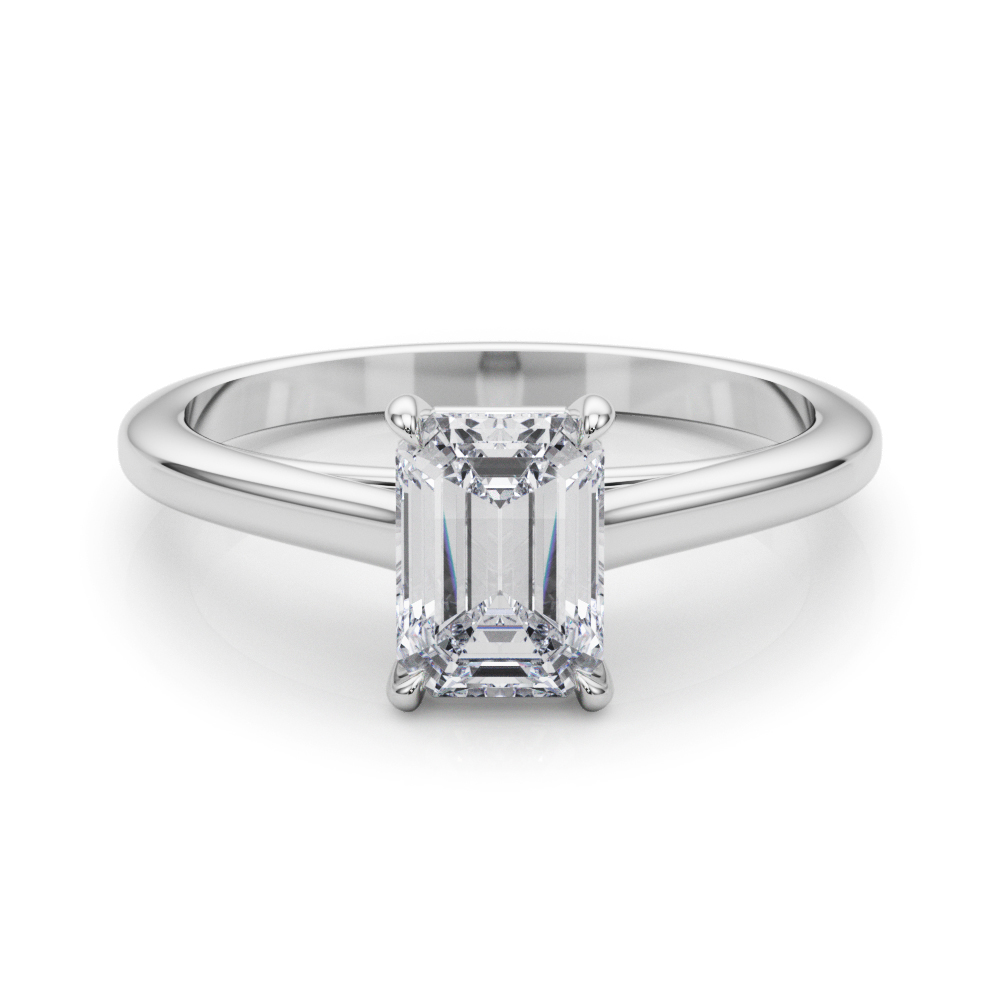The Aurelia Solitaire Engagement Ring, set view