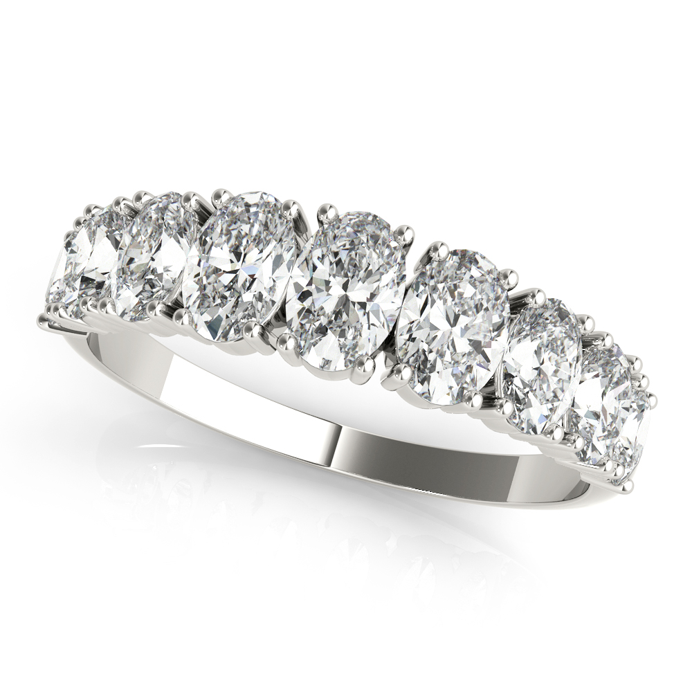 9 STONE BAND OVALS