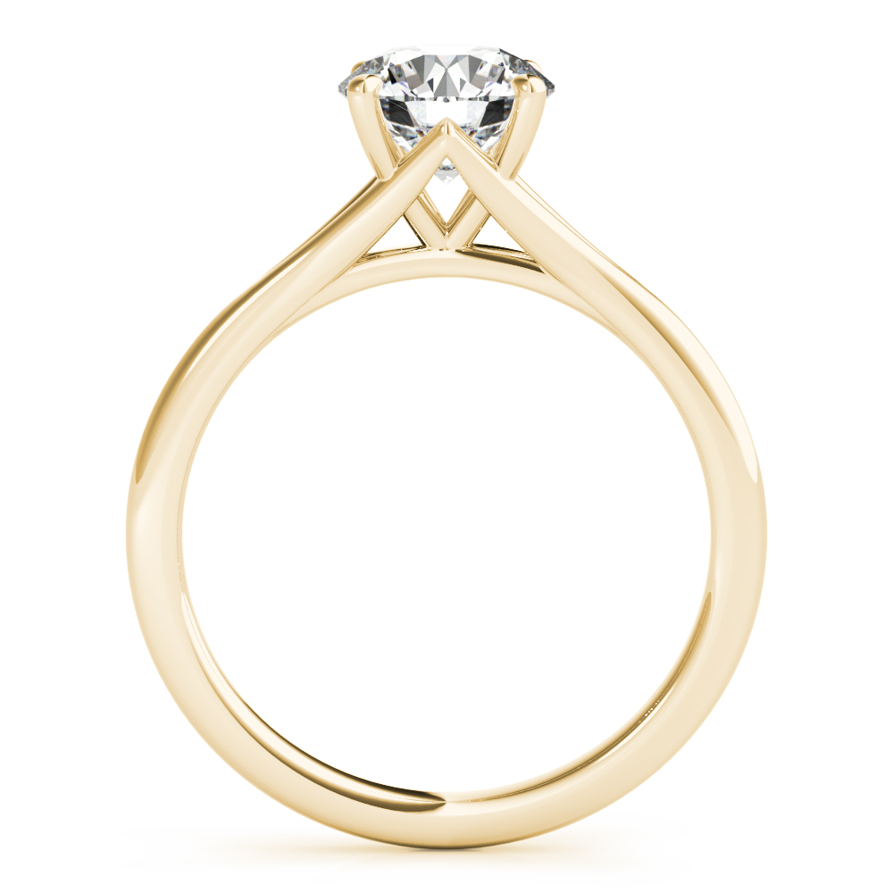 The Tatiana Solitaire Engagement Ring, side view