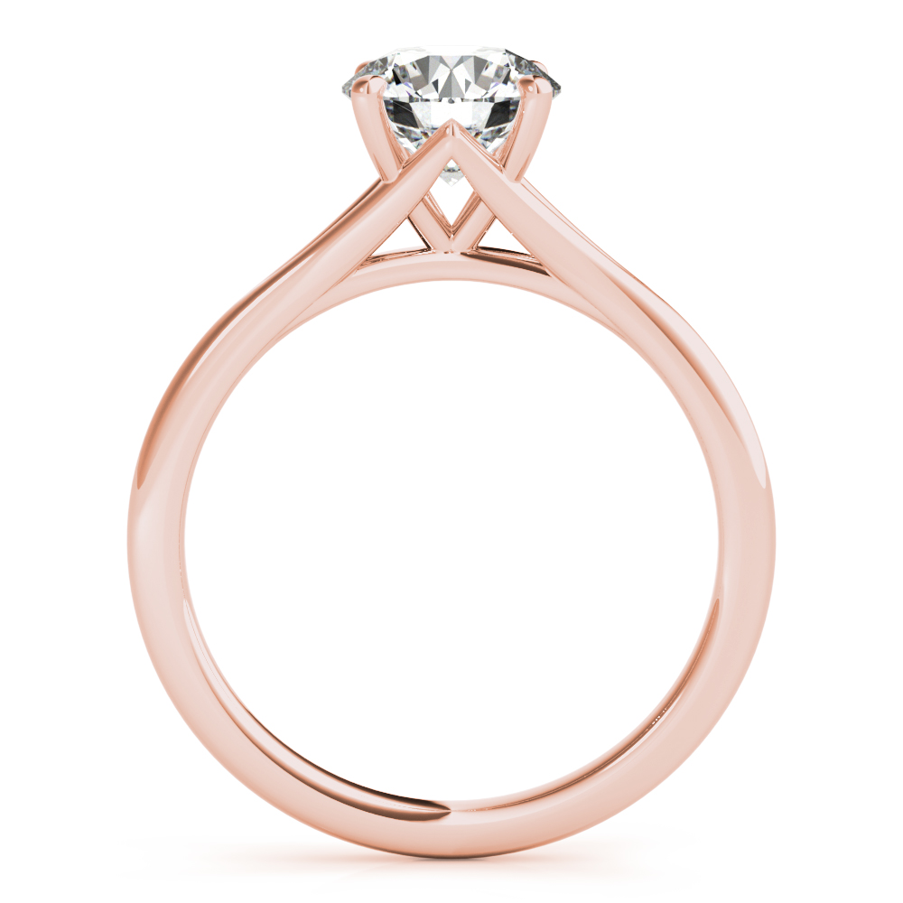 The Tatiana Solitaire Engagement Ring, side view