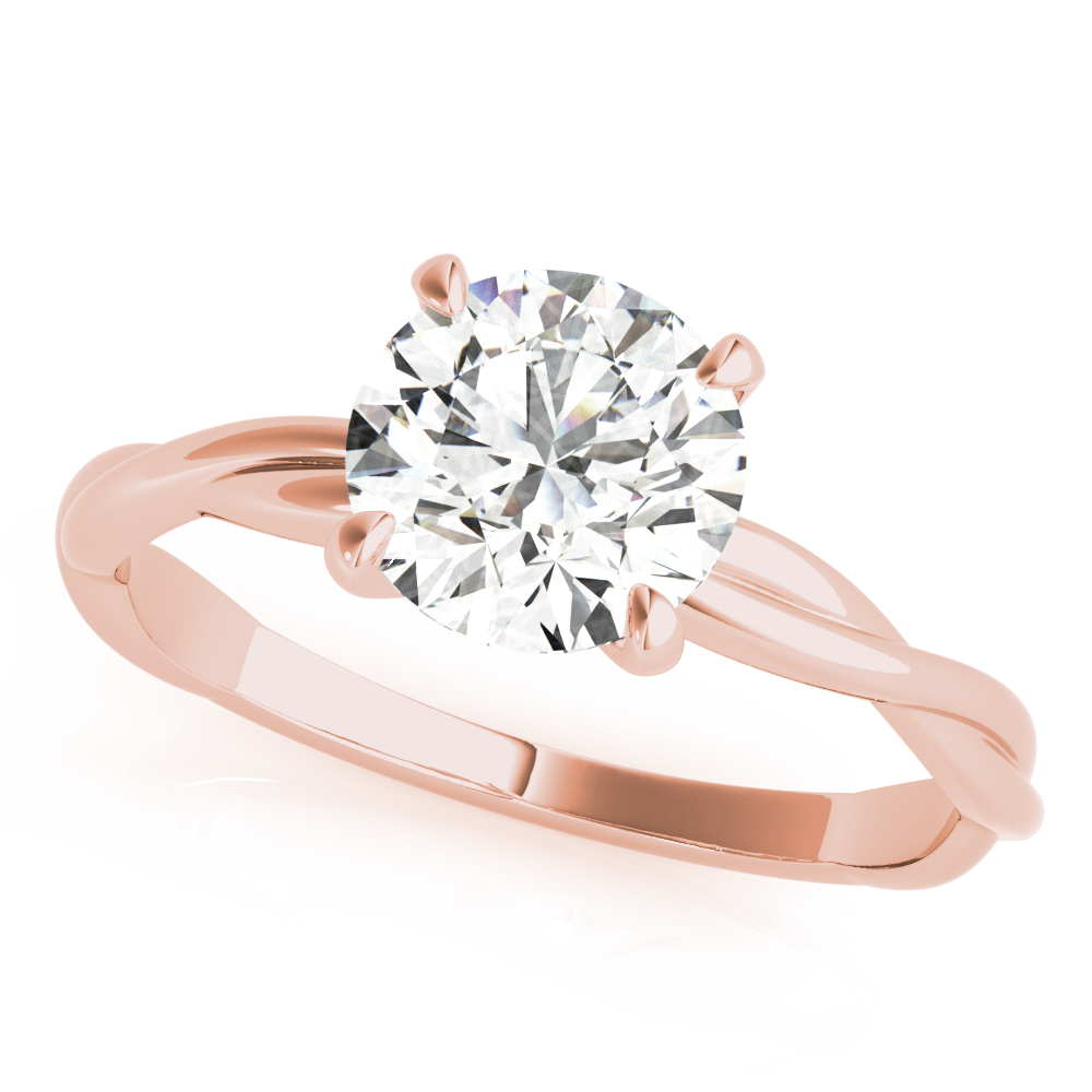 The Lily Solitaire Engagement Ring, front view