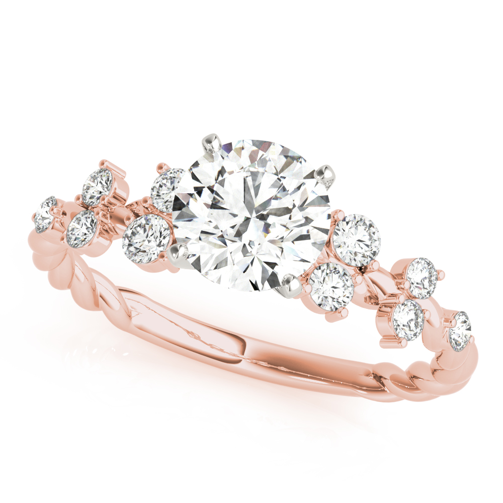 Scattered Style Engagement Ring