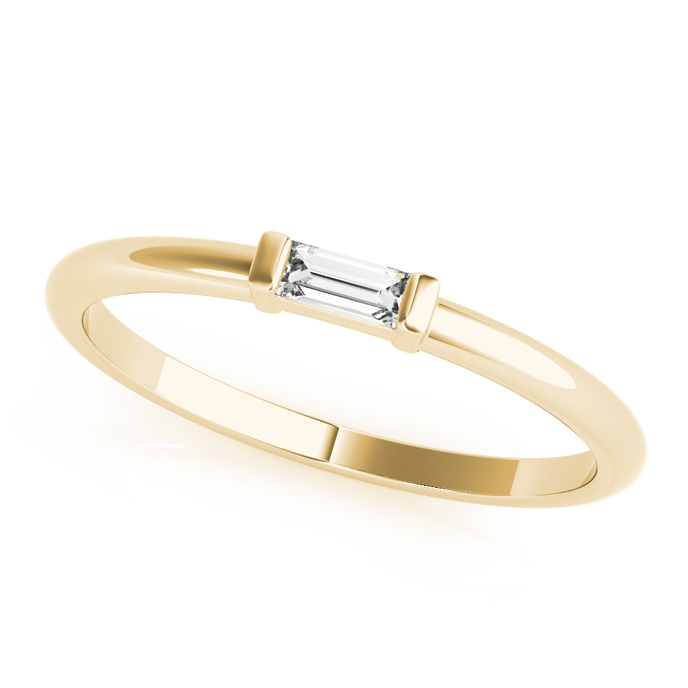 East-West Baguette Ring