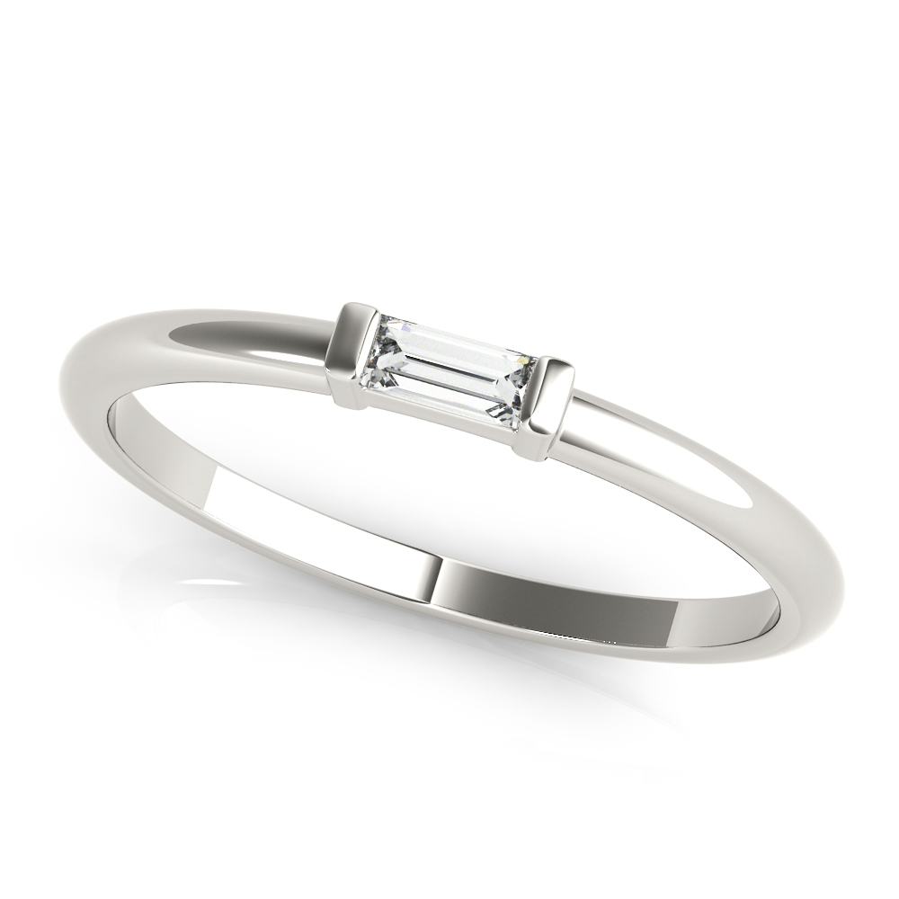 East-West Baguette Ring