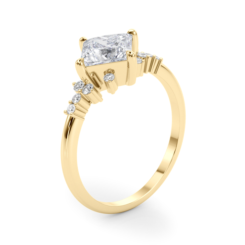 The Alice Engagement Ring, angled view