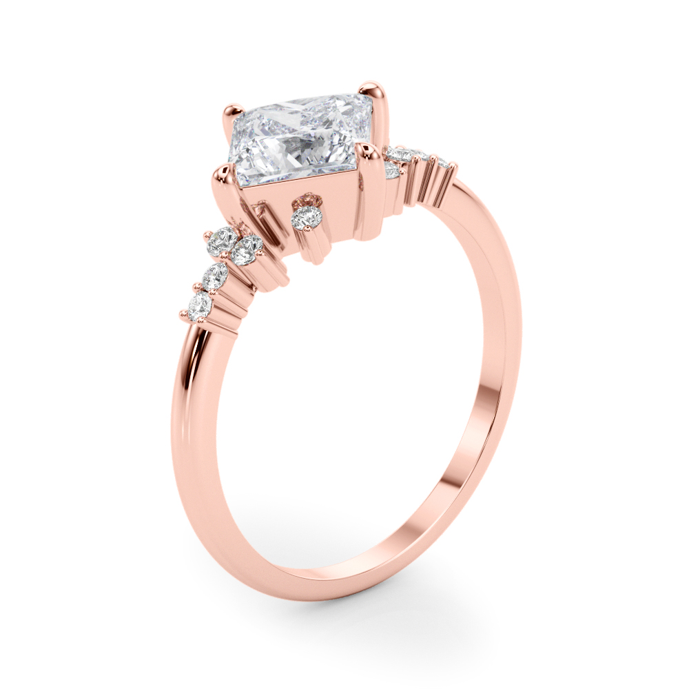 The Alice Engagement Ring, angled view