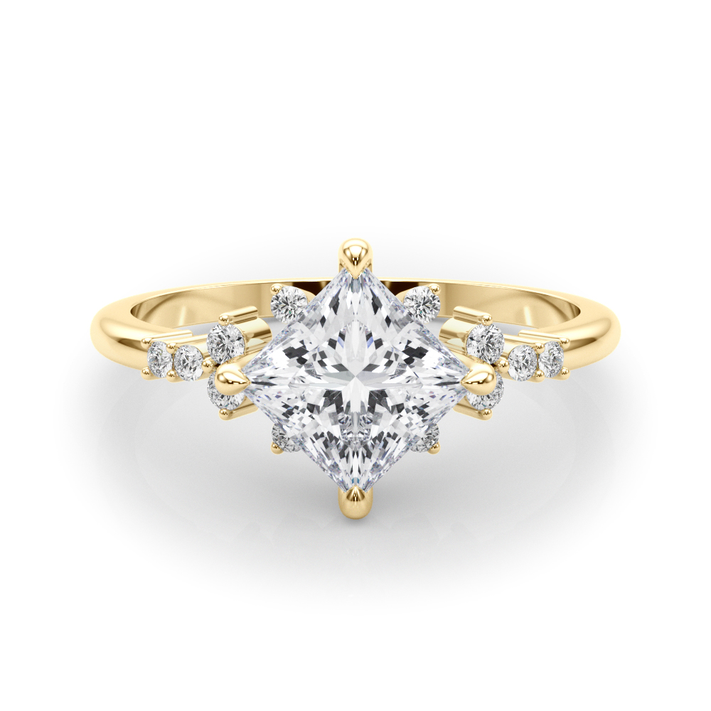 The Alice Engagement Ring, set view