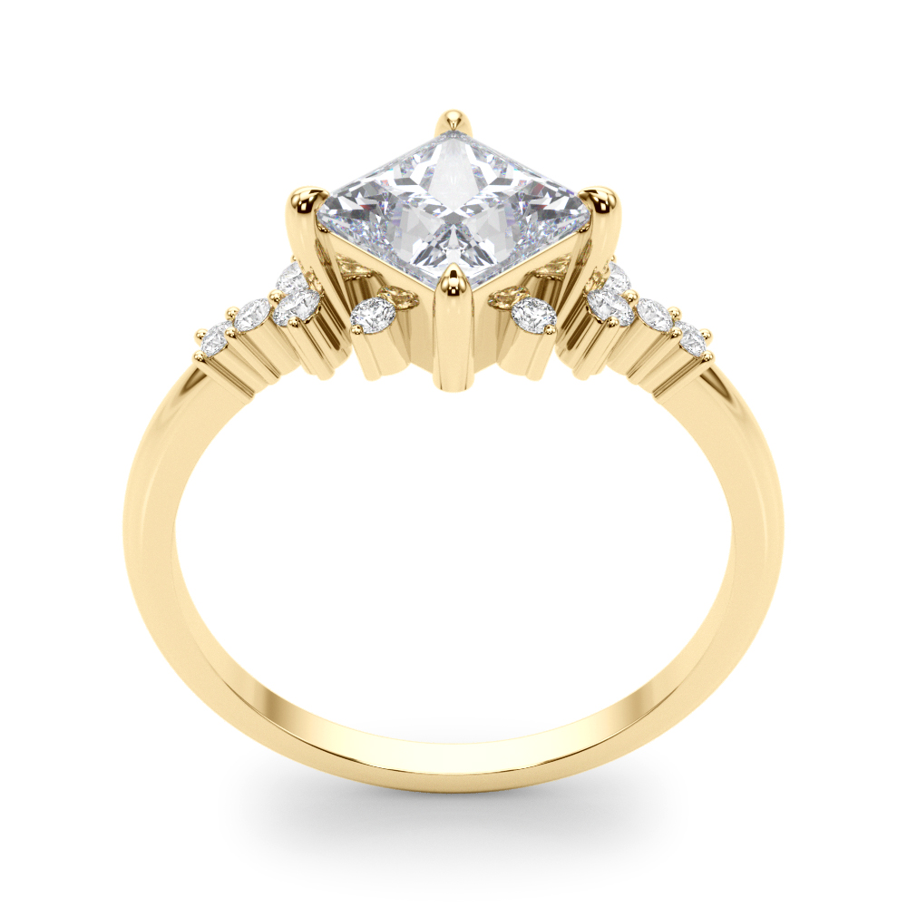 The Alice Engagement Ring, upright view