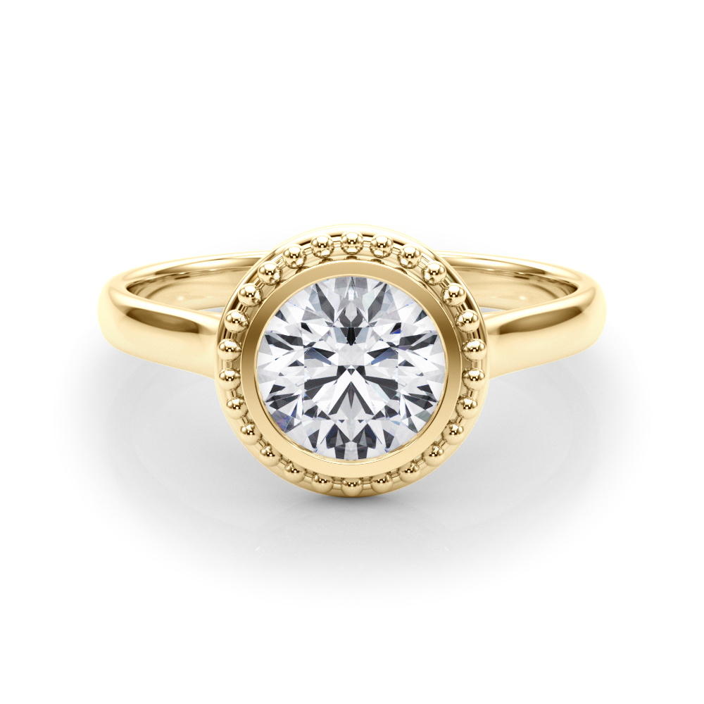 The Anastasia Solitaire Engagement Ring, set view