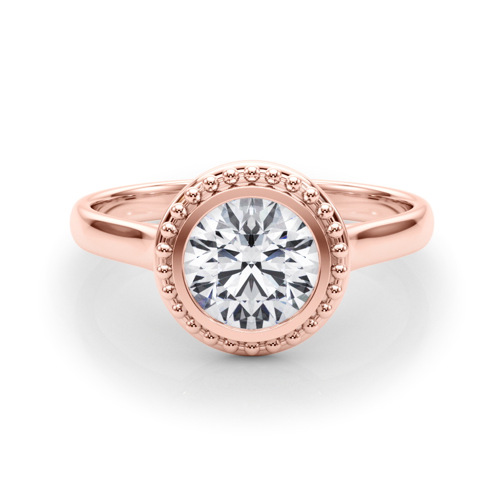 The Anastasia Solitaire Engagement Ring, set view