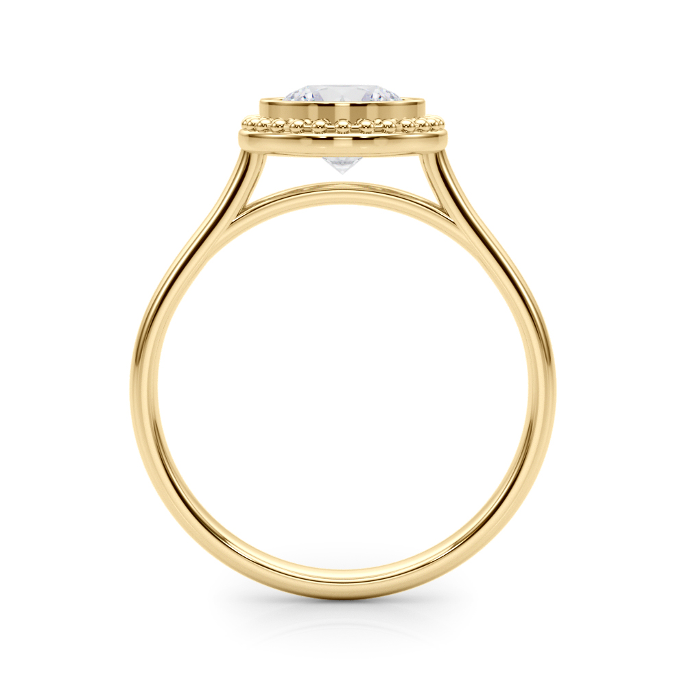 The Anastasia Solitaire Engagement Ring, side view