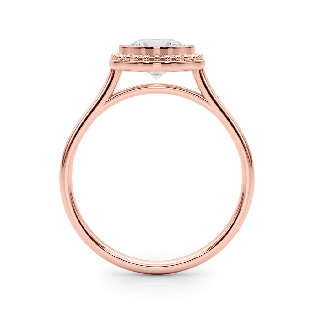The Anastasia Solitaire Engagement Ring, side view