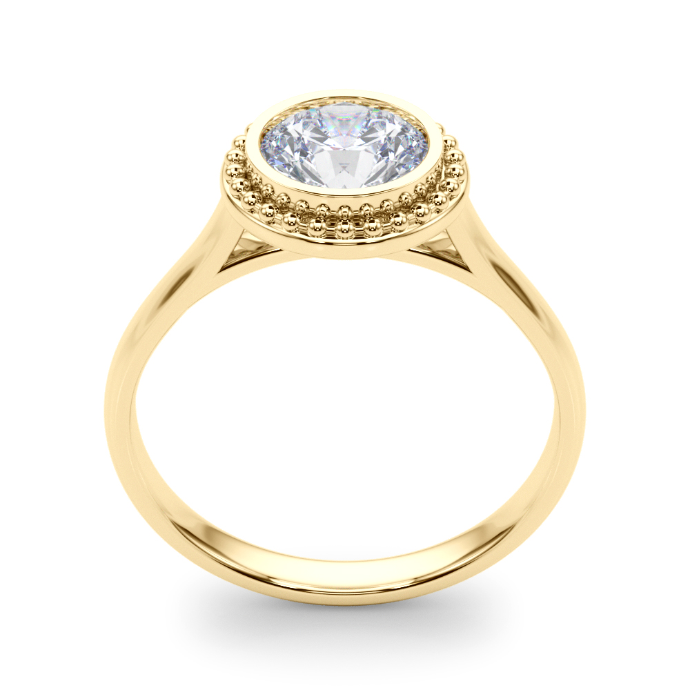 The Anastasia Solitaire Engagement Ring, upright view