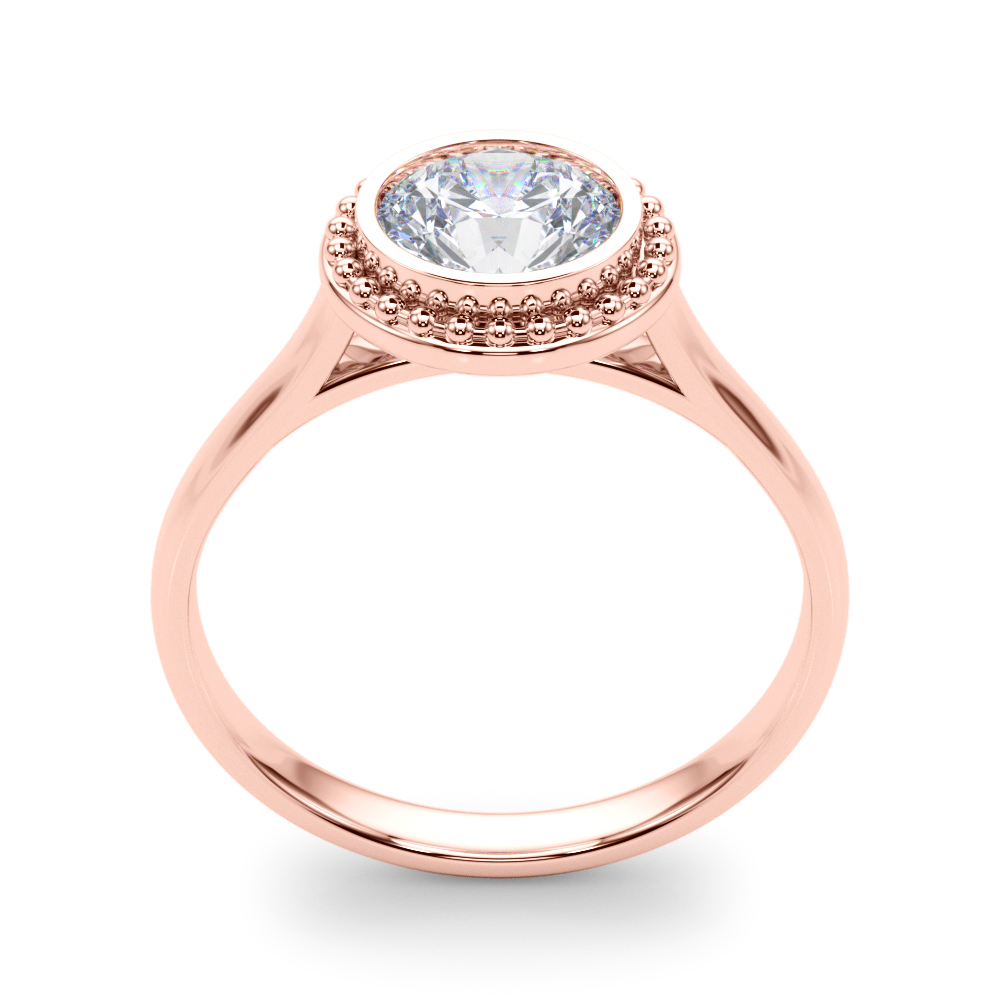 The Anastasia Solitaire Engagement Ring, upright view
