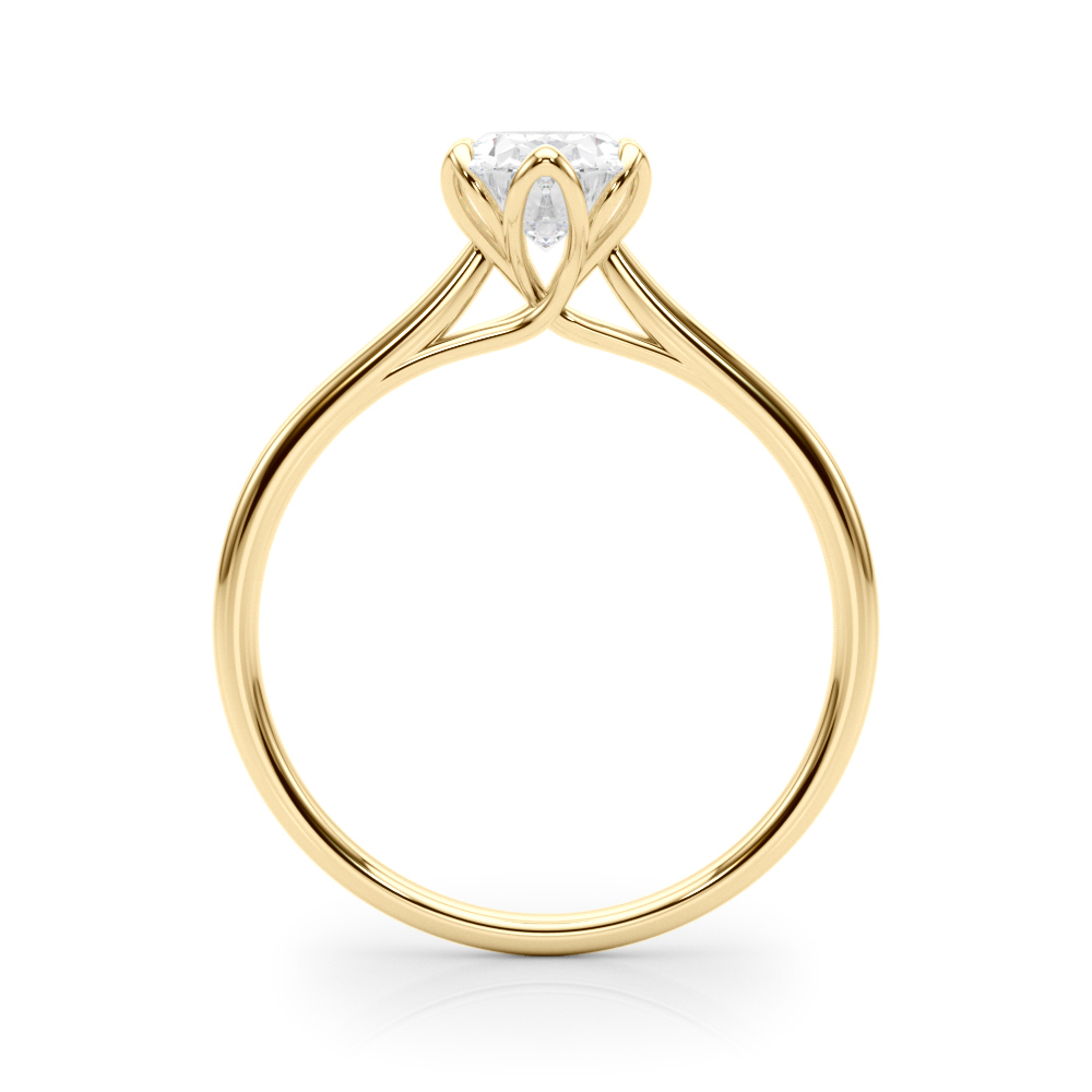 The Adeline Solitaire Engagement Ring, side view