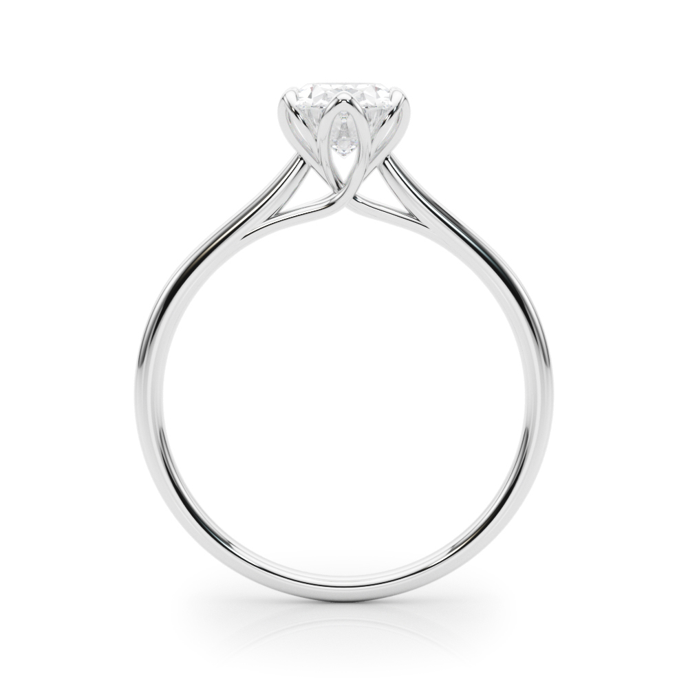 The Adeline Solitaire Engagement Ring, side view