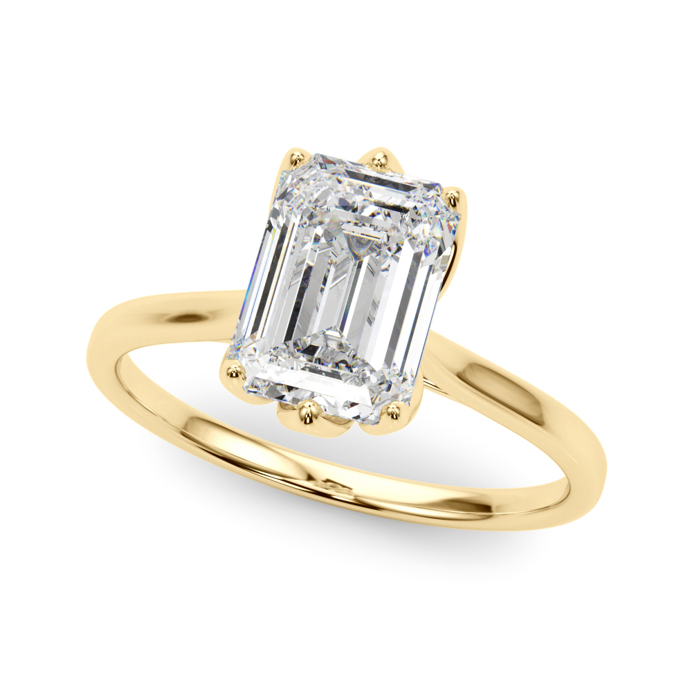 The Henrietta Solitaire Engagement Ring, front view