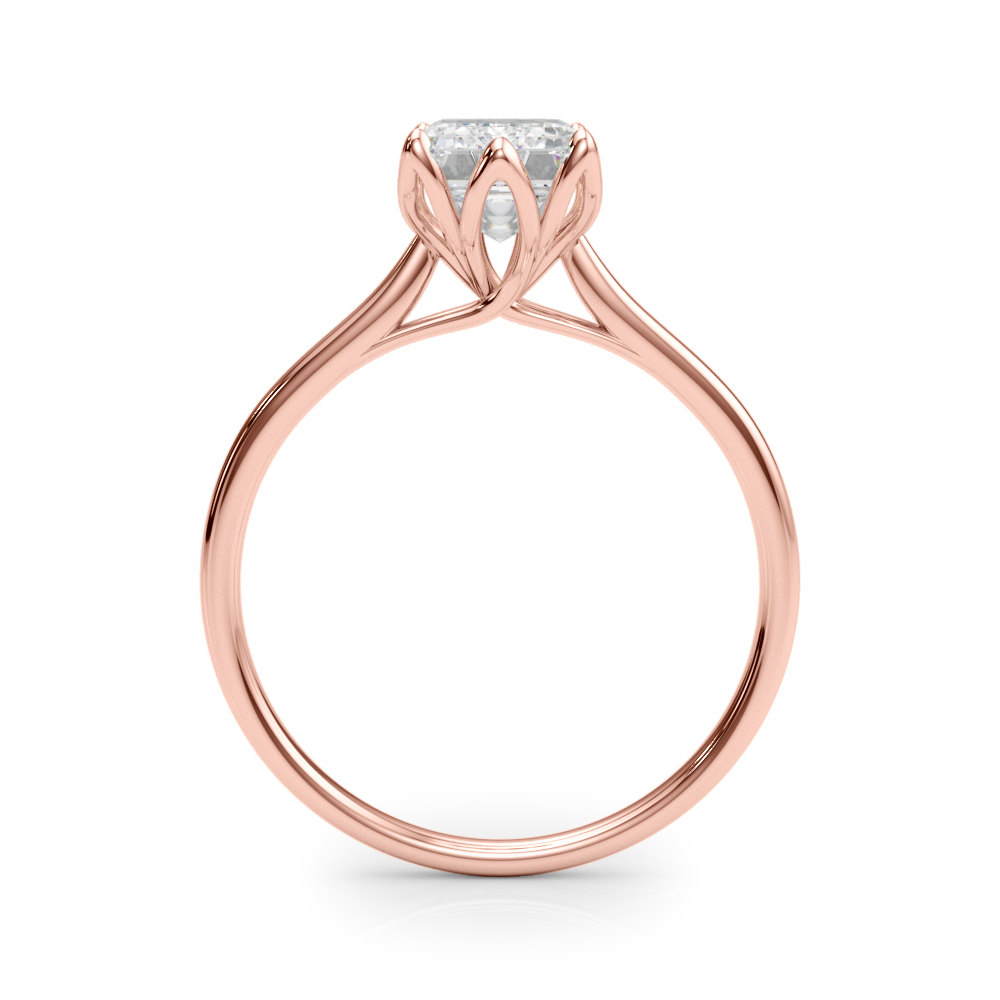 The Henrietta Solitaire Engagement Ring, side view