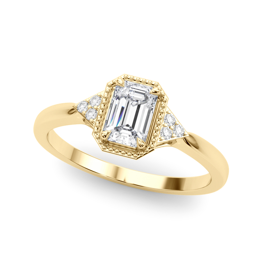 Emerald Cut Engagement Ring