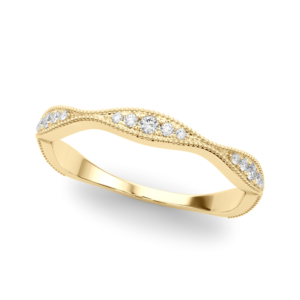 Vintage Inspired Milgrain Wedding Band