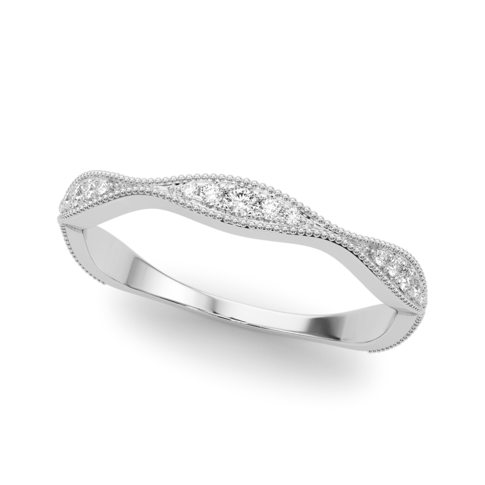 Vintage Inspired Milgrain Wedding Band