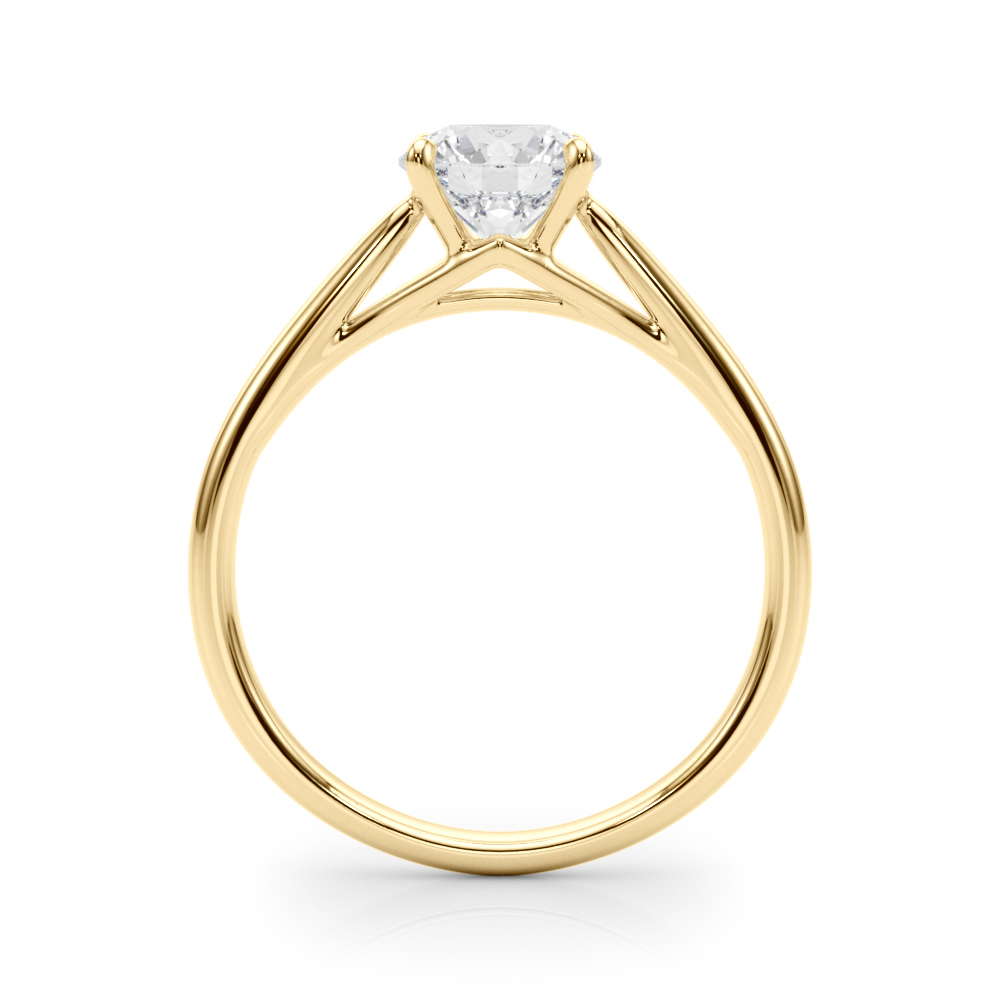 The Savannah Solitaire Engagement Ring, side view