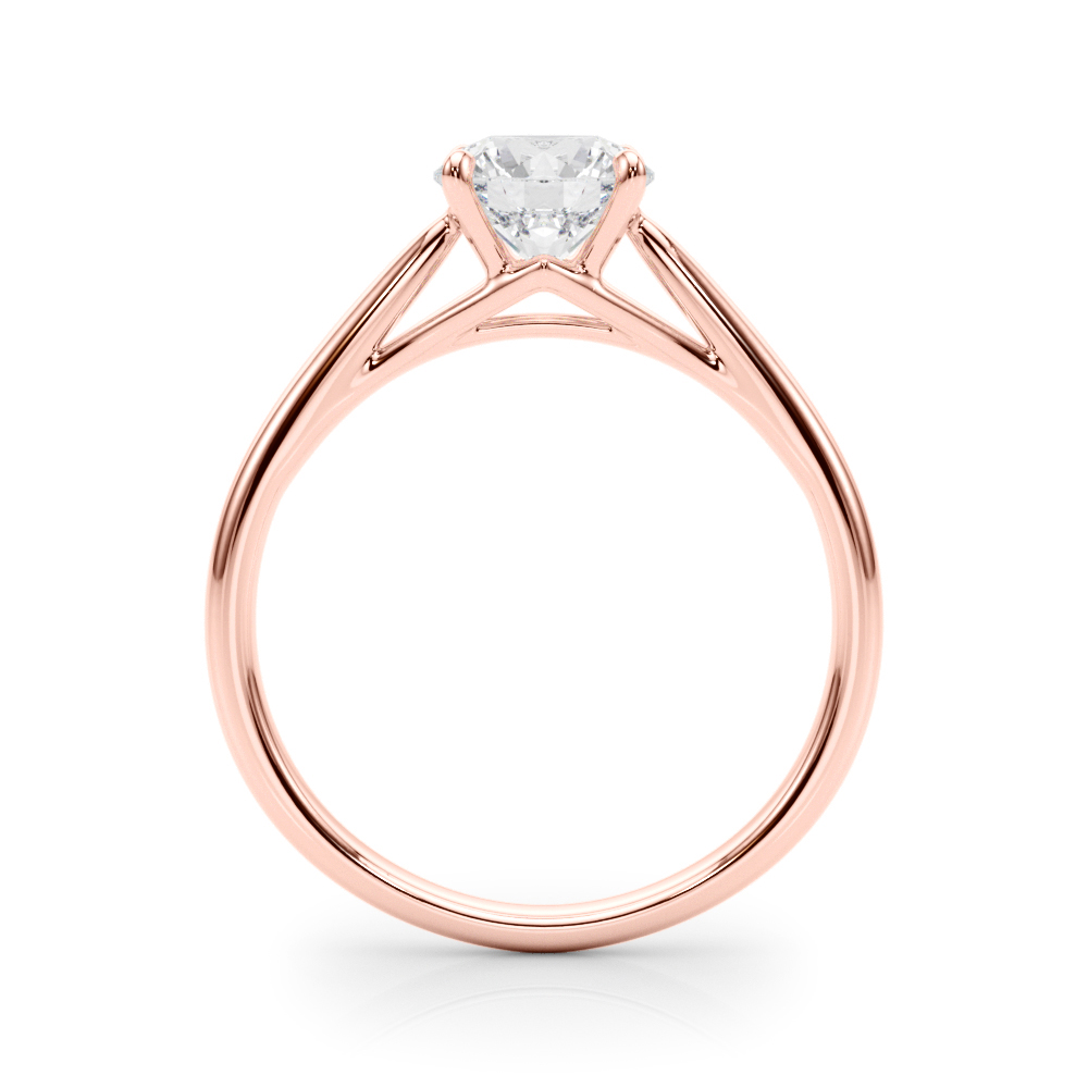 The Savannah Solitaire Engagement Ring, side view