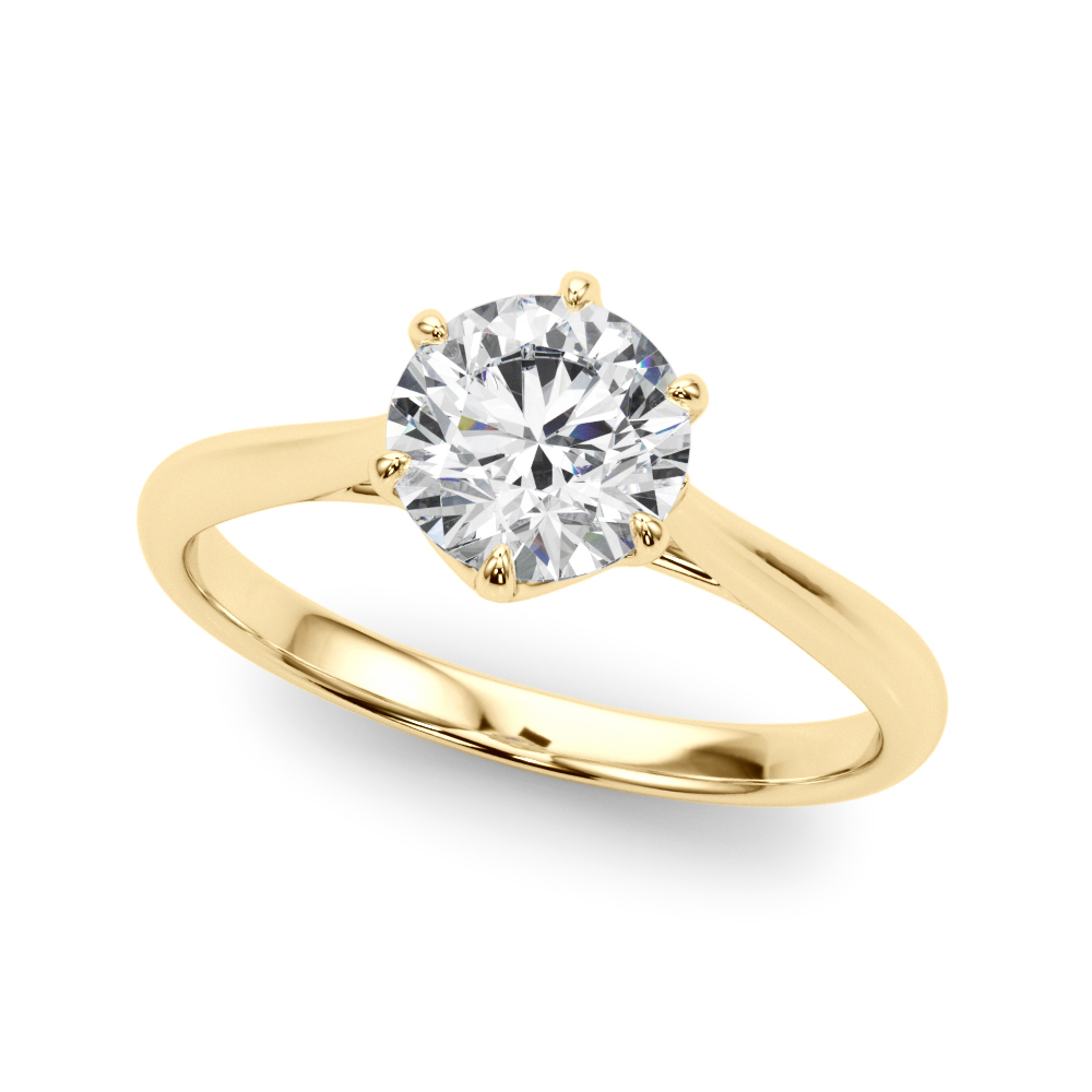 The Ramona Solitaire Engagement Ring, front view