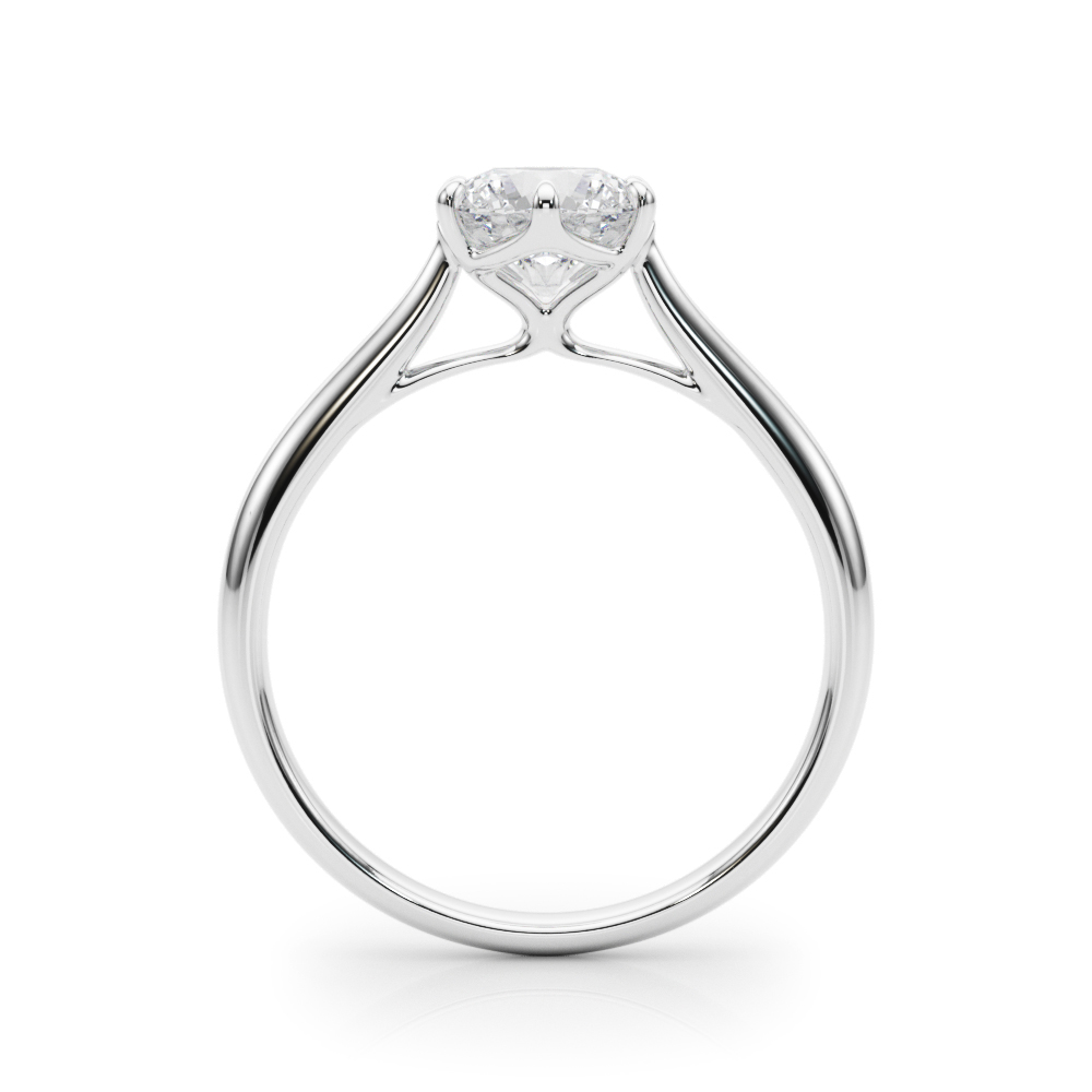 The Ramona Solitaire Engagement Ring, side view