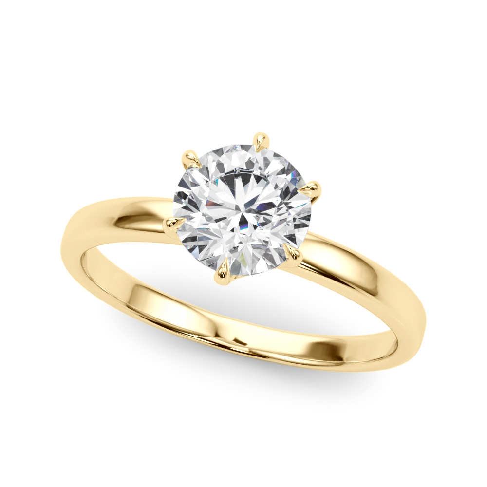 The Miranda Solitaire Engagement Ring, front view
