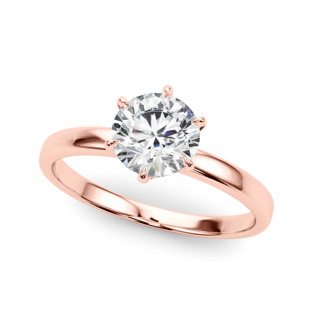The Miranda Solitaire Engagement Ring, front view