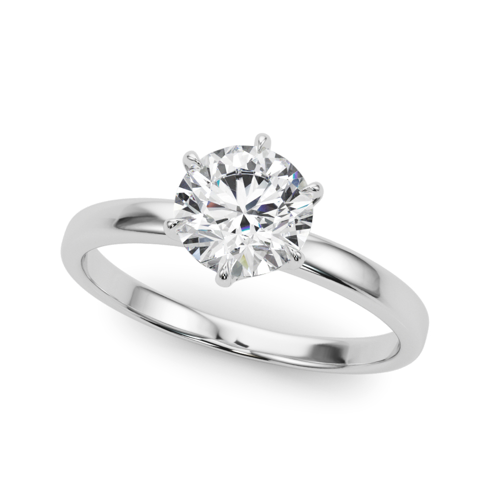 The Miranda Solitaire Engagement Ring, front view