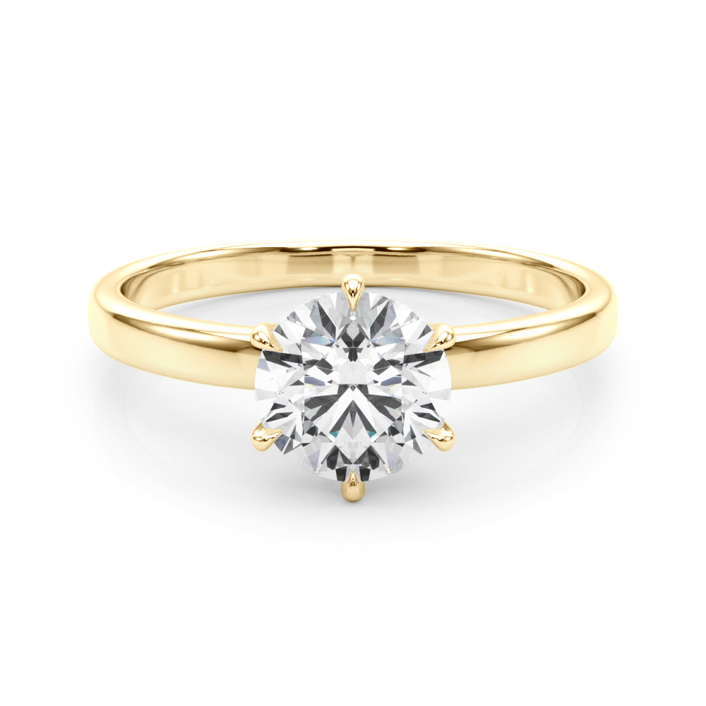 The Miranda Solitaire Engagement Ring, set view