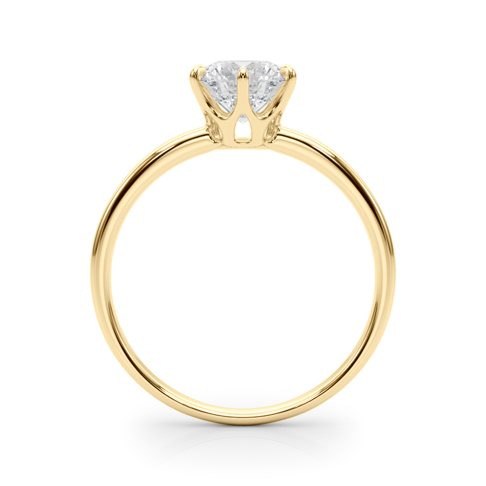 The Miranda Solitaire Engagement Ring, side view