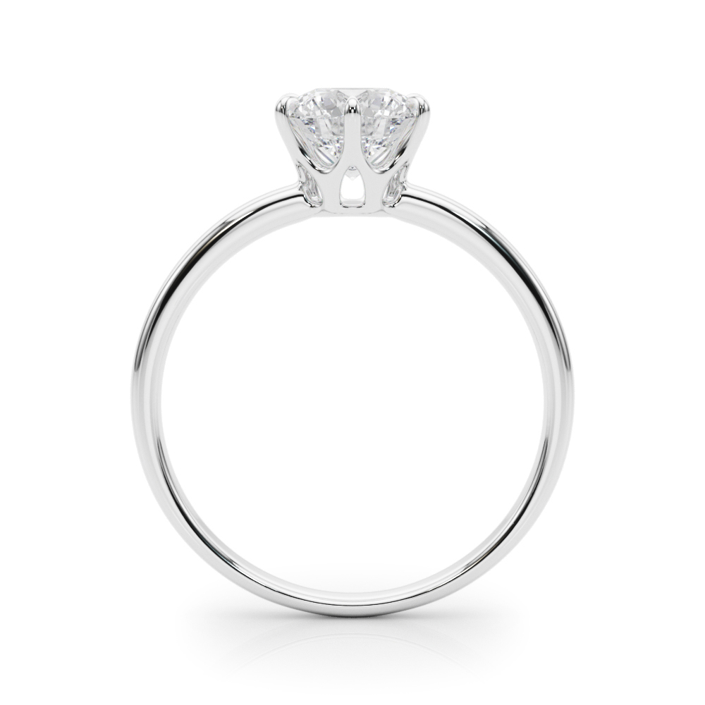 The Miranda Solitaire Engagement Ring, side view