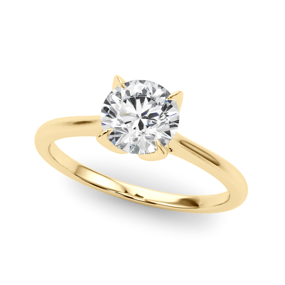 The Lila Solitaire Engagement Ring, front view