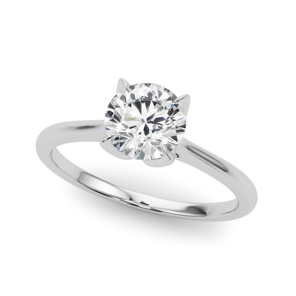 The Lila Solitaire Engagement Ring, front view