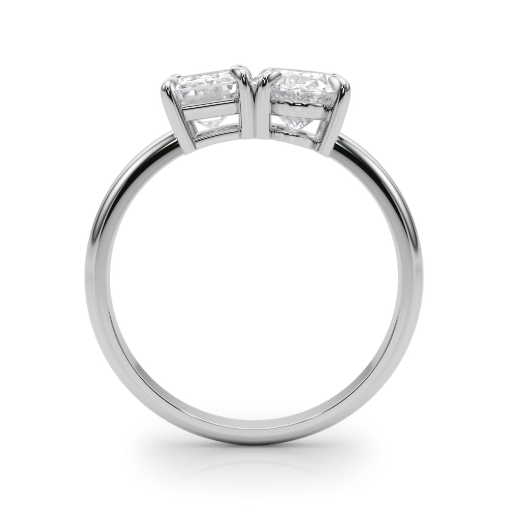 The Rebecca Engagement Ring, side view