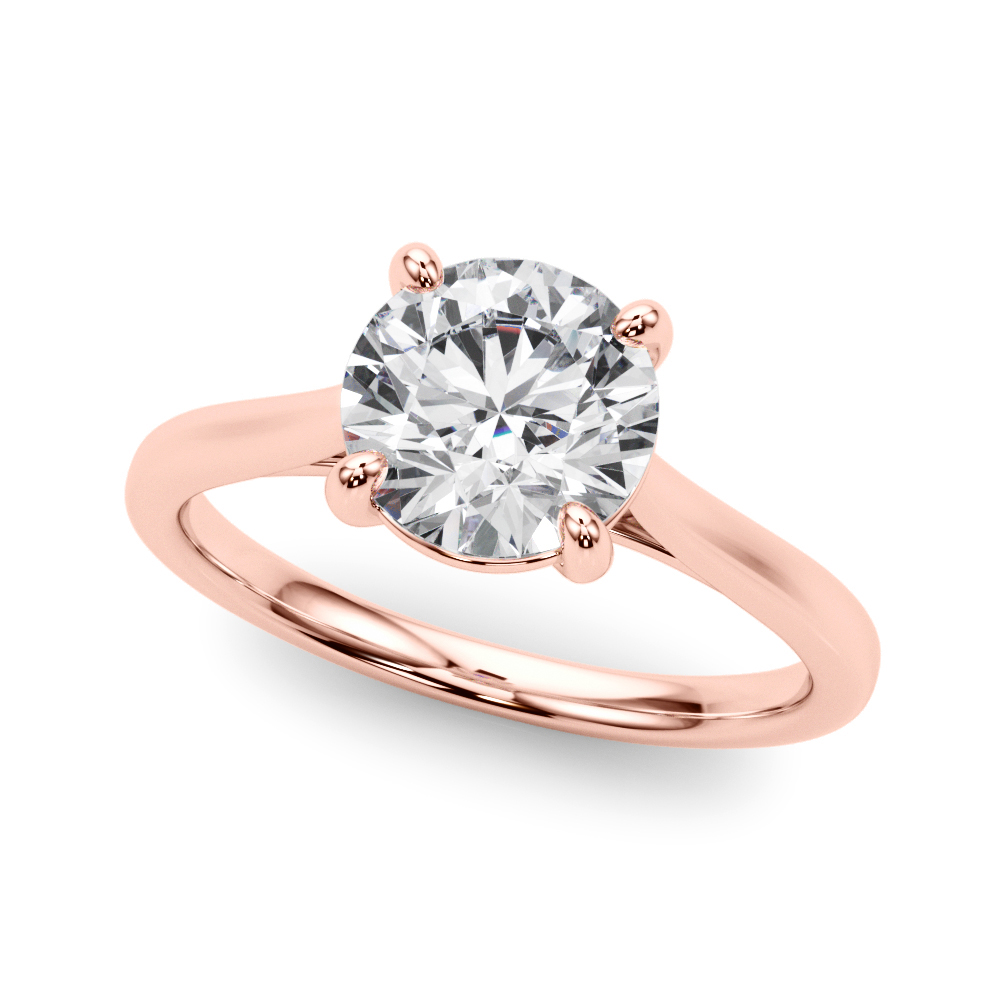 The Josephine Solitaire Engagement Ring, front view