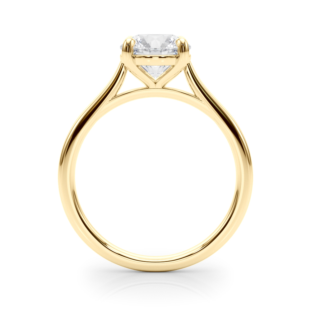 The Josephine Solitaire Engagement Ring, side view