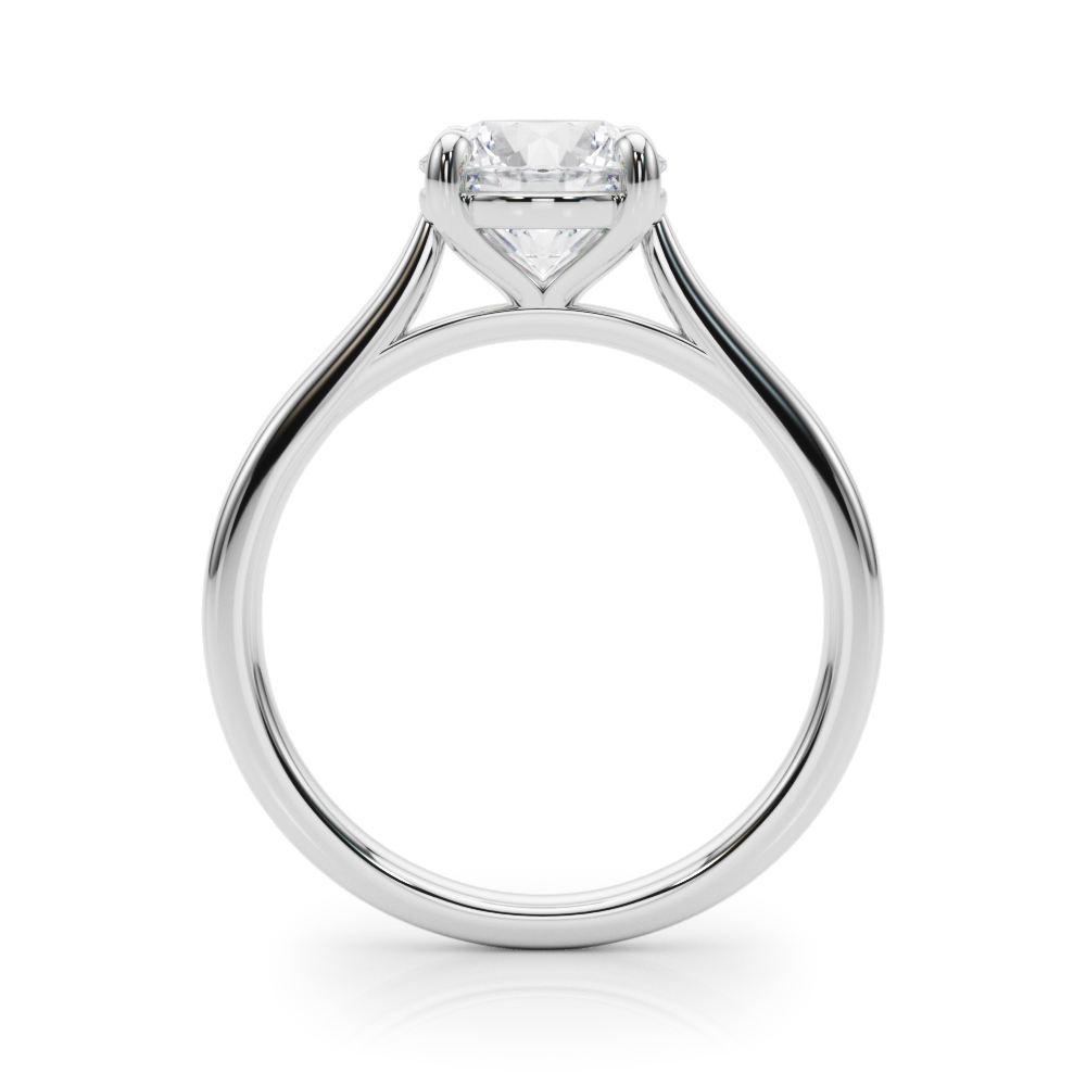 The Josephine Solitaire Engagement Ring, side view