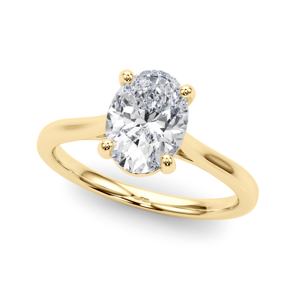 The Sienna Solitaire Engagement Ring, front view