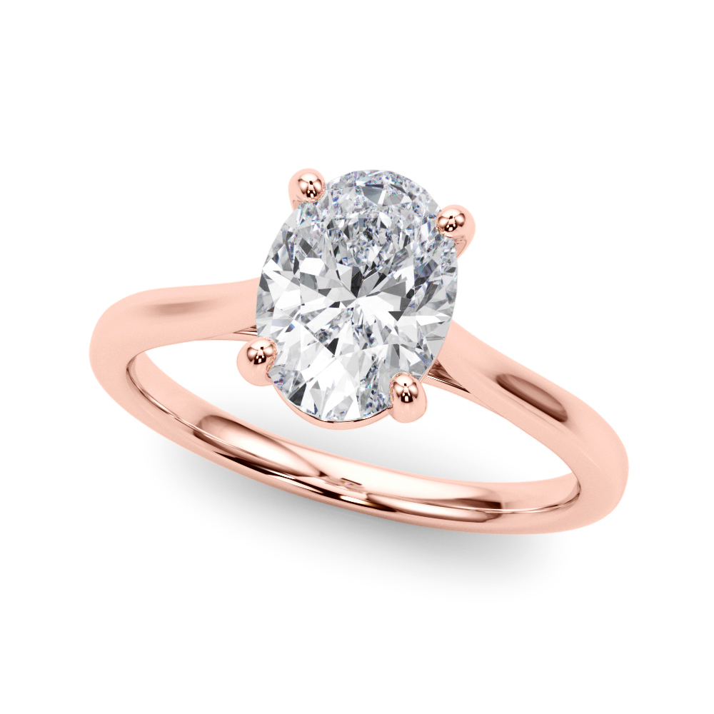 The Sienna Solitaire Engagement Ring, front view